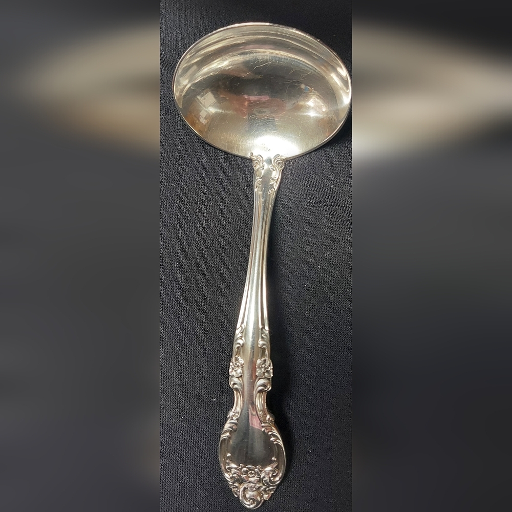 Gorham Silver Gravy Ladle Melrose Pattern